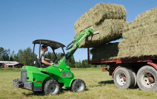 Farming Bale forks With the round bale fork transporting and lifting