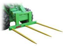 Square bale fork makes it easy and safe to transport and lift