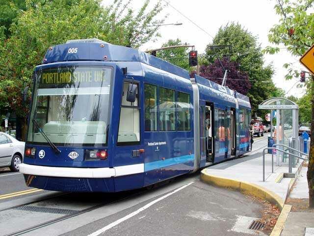 dedicated lanes exclusively for light rail, or as