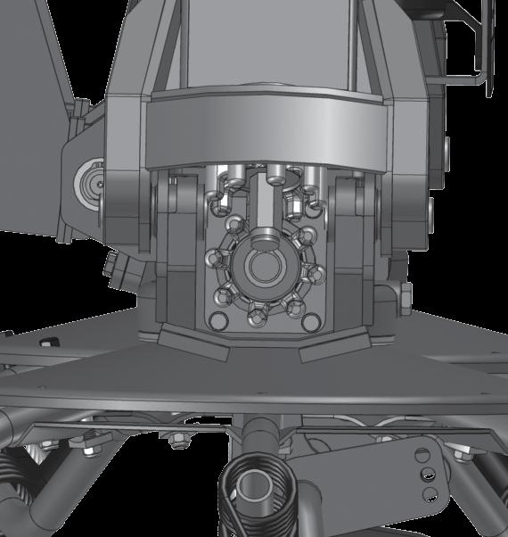 As soon as the outside rotor can move independently of the other 3 rotors, stop punching the hex shaft down.