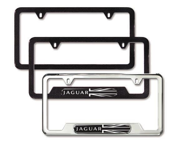 of your car with an eye-catching carbon fiber license plate frame.