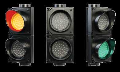 Warning Systems LED Traffic Light Traffic Light TL24 2 Aspect LED Traffic Light