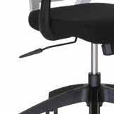 Poly Backrest Available in white or black to give a clean and