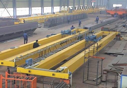 Under slung overhead crane Feature: 1, the crane is under slung on the proof, so it does not occupy the ground space! 2, under slung crane is a light duty overhead crane (from 0.
