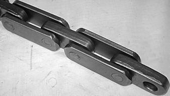DOUBLE FLEX CHAIN Dimensions Listed in Inches CHAIN WIDTH LINK PLATE PIN