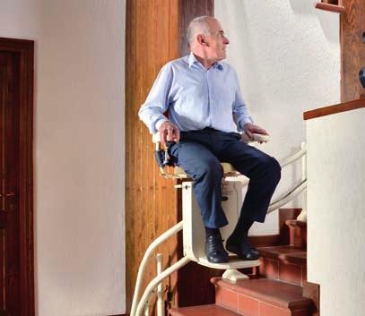 To operate the stairlift simply use the ergonomic