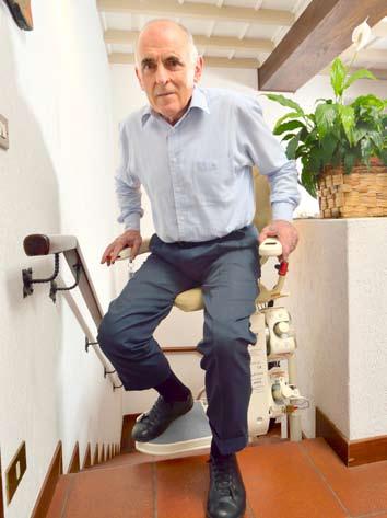 allow safe transfer on and off the stairlift.