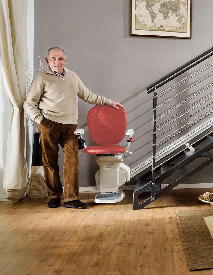 Using the Platinum Horizon stairlift is simple