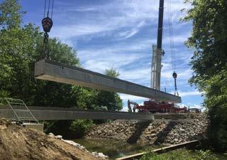 Omega Road Bridge Greenwich Township 88 span Pre-stressed Concrete Box Beam Contractor: