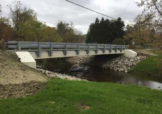 Local Fairfield Angling Road Bridge* Fairfield Township 30 span Pre-cast Arch Contractor: