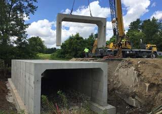 Bridge Greenfield Township 12 X 8 3 Sided Box Culvert Contractor: Huron County Forces