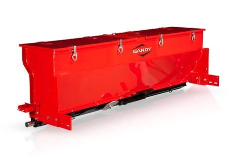 10T-TBM SERIES 6,8,10,12 ft Spreaders for Implement Mount Specifications: Capacity: Bottom/Slide: Overall Height: Overall Length: Clearance: 1.5 cubic feet per ft.