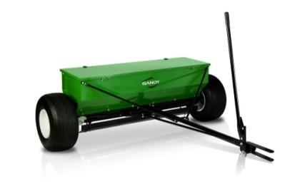 6500 SERIES 4,5 & 6 ft Drop Spreader With Tractor Tow Hitch Spreads Fertilizer, Granular Chemicals, Lime & Seed Standard Equipment: Precision-mated bottom & slide of cold milled steel Hand lever