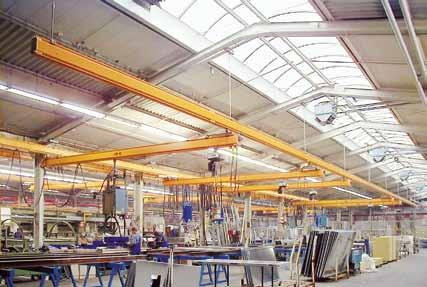 control Wide range of profiles available Suitable for extremely large spans Available for various headrooms We provide monorail tracks with