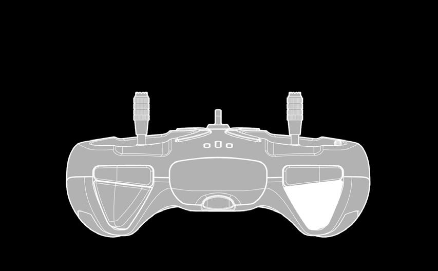 front r u n n i n g l i g h t s White LEDS RECOGNIZING THE FRONT AND BACK OF THE Ship Even though your drone has four rotors, it still has a front or forward-facing direction, and a back or