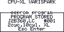 FROM PRESS AUTO WARNING: THE CPU-XL VariSpark MUST BE PROGRAMMED PRIOR TO USE. REFER TO PROGRAMMING INSTRUCTIONS CPU-XL VariSpark PI.