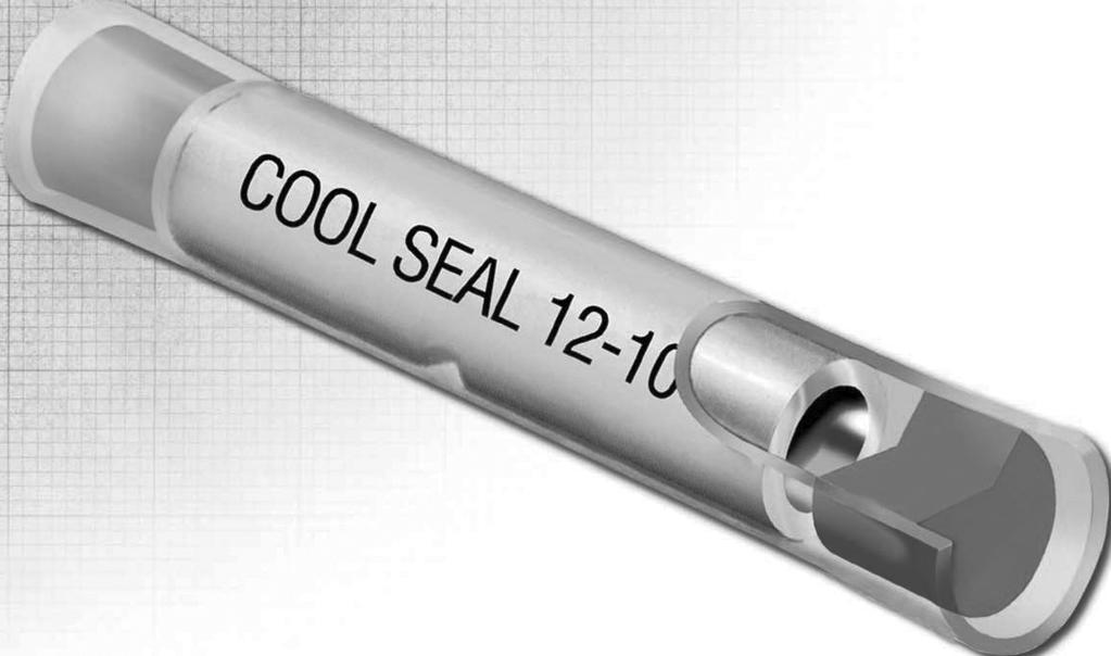 COOL SEAL BUTT CONNECTORS A HEATLESS, SOLDERLESS TERMINAL USING ANEROBIC SEALANT TECHNOLOGY The most innovative and cost effective sealed electrical connector to hit the market in 25 years.