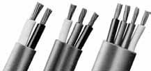 TM CIC 0 PRIMARY WIRE GENERAL PURPOSE SINGLE CONDUCTOR DUAL CONDUCTOR HEAVY DUTY THERMOPLASTIC BLACK AND WHITE INSULATED COPPER CONDUCTORS. GRAY PLASTIC OUTER JACKETS.