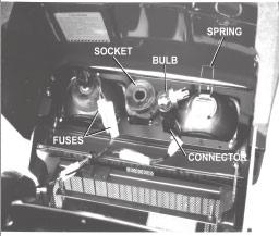If these are satisfactory and the warning light continues to indicate no charge, consult your SH I BAU RA Tractor Dealer. FUSE BOX The fuse box is shown in Figure 60.