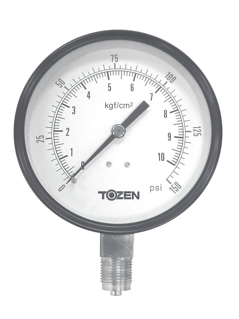 GENERA PRESSURE GAUGE - GP SERIES TOZEN GP series pressure gauge is designed and used for pressure measurement for various industries.