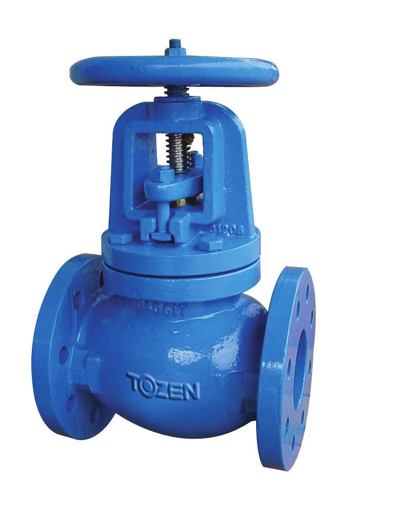 CAST IRON GOBE VAVE SPECIFICATION RISING STEM OUTSIDE SCREW AND YOKE BS 5152 FANGED TO BS 44 PN16 PRESSURE / TEMPERATURE RATINGS CGV-B PN16 DN~300 Working Pressure Testing Pressure Working