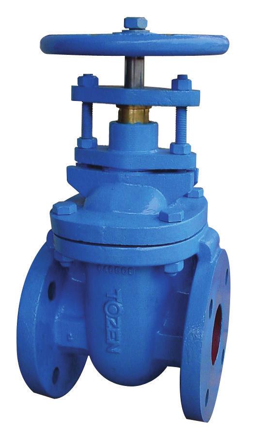 CAST IRON GATE VAVE SPECIFICATION NON-RISING STEM INSIDE SCREW BS 51 FANGED TO BS 44 PN16 PRESSURE / TEMPERATURE RATINGS CGV-B PN16 DN~600 Working Pressure Testing Pressure Working Temperature DN~300