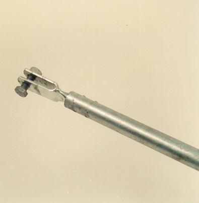 telescopically adjustable length Complete rod set with upper and lower rod.