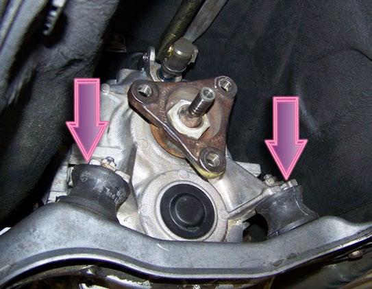 Make sure the center support bearing spins freely on the driveshaft, without noise or sticking.