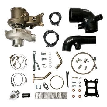 WHAT IS INCLUDED 1. BOSS Turbo 1. 3. 2. Vaccum Hoses (long and short) 3. Turbo Inlet Pipe 4. Turbo Outlet Pipe 2. 4. 5. Hose Clamps 6. Water drain hardline 7. Water feed hardline 8. Oil Feed line 9.