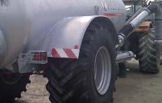 included) 283476 Mudguards for non recessed twin axle tanker from 12600 L to 20700 L