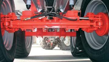 (DA distributor of the tractor or hydraulic function with electric control) FORCED STREERING AXLE