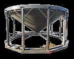 Grain Storage Solutions TWISTER Hopper Bottom Bins Features & Options SAFETY CAGE