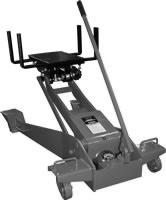MODEL 72000EI 1 1/2 Ton Transmission Jack Wide chassis with open front provides: Wider opening for saddle and transmission to come lower to the ground for easy removal.