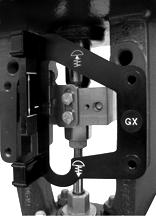 Quick Start Guide DVC6200 Digital Valve Controllers For air to close GX actuators Vertically align the magnet assembly so that the center line of the alignment template is lined up as close as