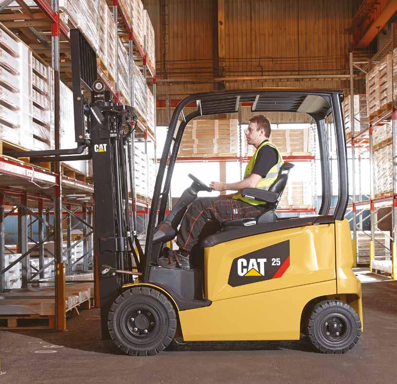 2.5-3.5 TONNES 80V INTENSIVE PRODUCTIVITY This range answers the need for high-powered performance in applications where IC engine lift trucks and their emissions are not permissible.