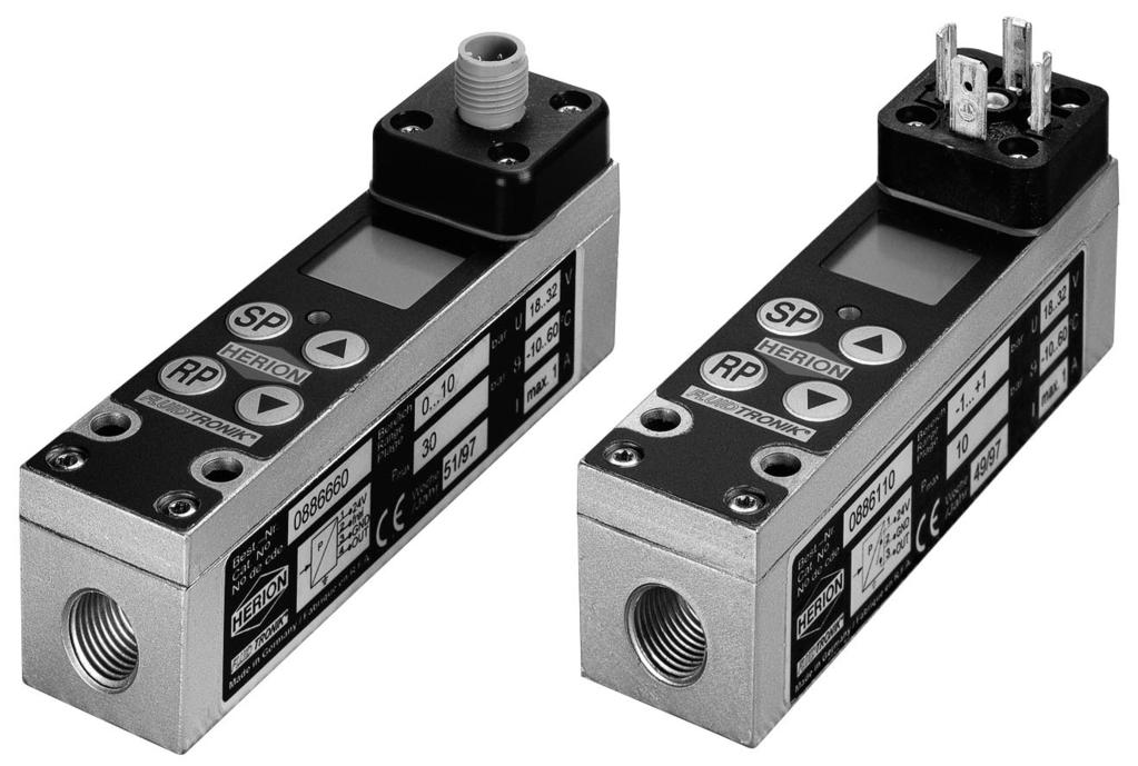 Herion is the international market leader in high technology ressure switches with a comrehensive range of electronic and electrical roducts