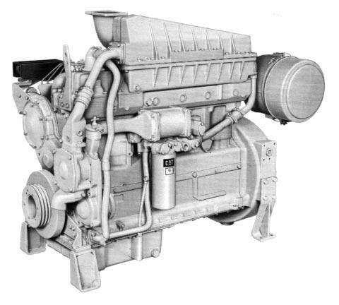 Industrial Engine 3306 125-325 /93-243 0-2 rpm Shown with Optional Equipment SPECIFICATIONS In-Line, 6 Cylinder, 4-Stroke-Cycle Diesel Bore in (mm)...4.75 (121) Stroke in (mm)... 6.00 (152) Displacement cu in (L).