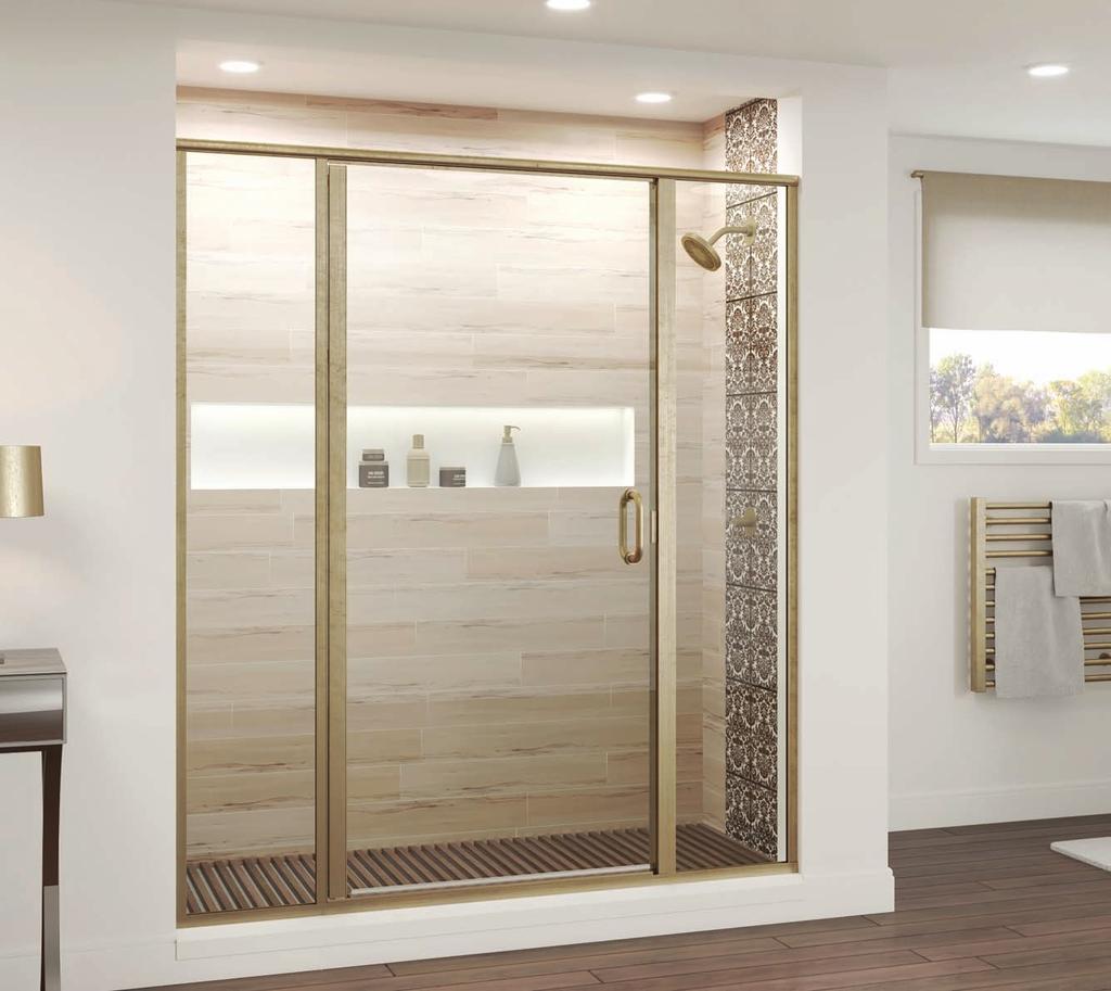 INSPIRED to be DIFFERENT Our Quality Commitment to You 4 EASY STEPS How to Create your Dream Bathroom 1 MEASURING TUB OR SHOWER The right measurements are essential to ensure shower enclosures fit