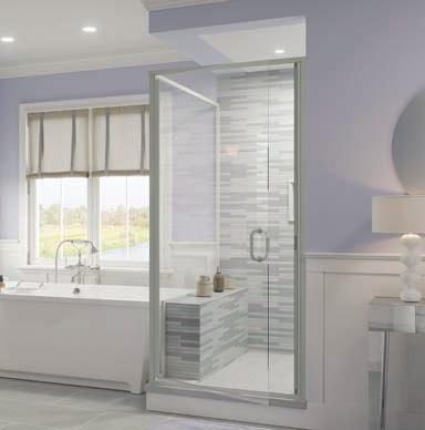 - Features a 6 through-the-glass pull handle - Standard inline and return panel widths up to 60 1415NP Panel/Door/Return Panel - No-post option requires the door to hinge from the wall