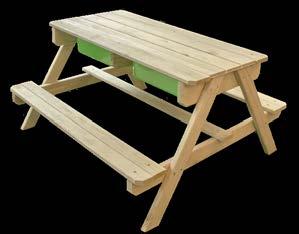 This really is the ideal picnic table for endless fun