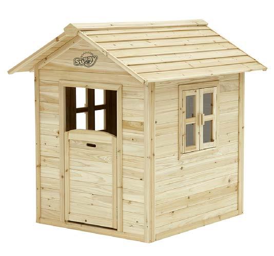 Noa is a special paint-it-yourself wooden playhouse.