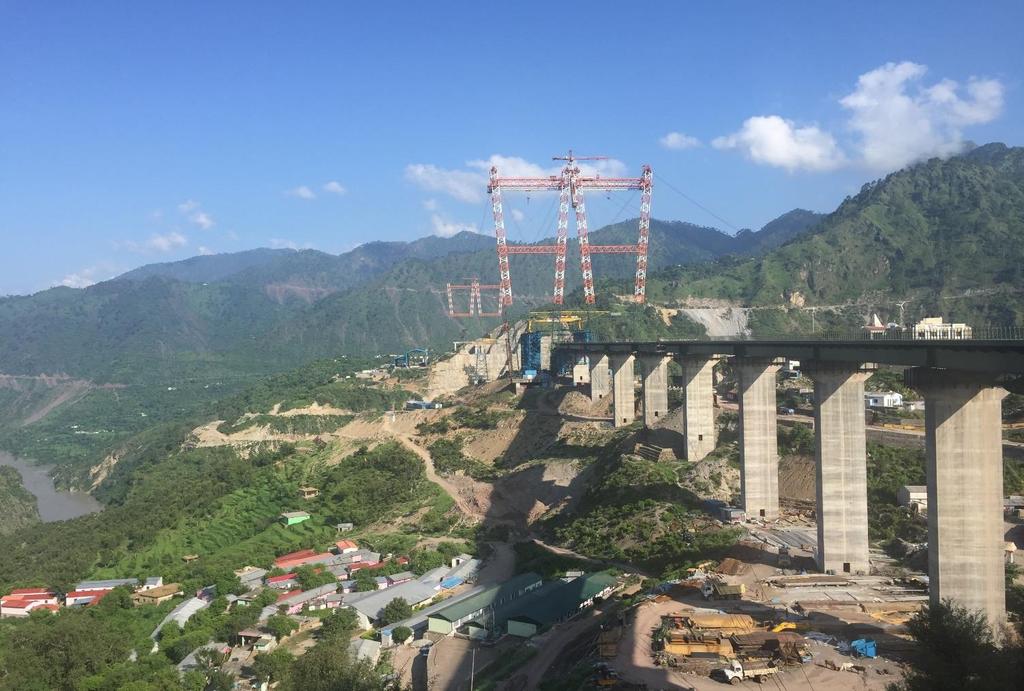 PCDO Jan-2018 Launched portion of Viaduct Deck Structure from S-180 (KATRA-