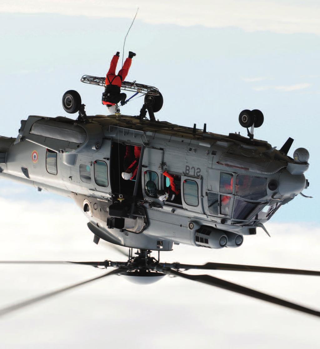 008 H225M Search & Rescue Search and Rescue missions require a fast, high-performance helicopter able to function in both hot and cold environments.