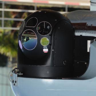 navigation system with embedded GPS Search and weather radar TV / IR camera, eye-safe laser telemeter Double