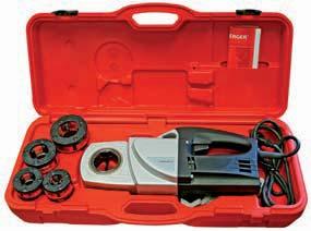 Supertronic 1000 (240 Volts) 1/2 1 BSPT Set (Uses the same Die Heads as listed previously in Super Cut Die Heads including Dies maximum 1 ) 8652000 1/2, 3/4, 1 BSPT Technical Data Threading speed: