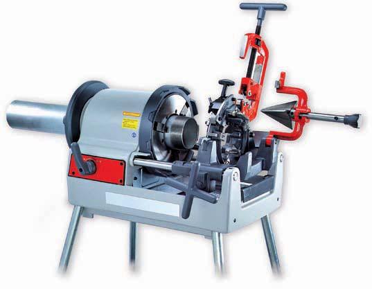THREADING Technical Data Motor strength: 1,150 Watt Speed: 40 m -1 Weight, with die heads: 68 kg Dimensions (L x W x H): 535 x 430 x 340 mm SUPERTRONIC 2SE Compact Threader Ø 1/2-2 Supertronic 2SE