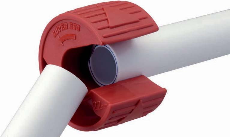 PLASTIC CUTTING CUTTING Plasticut Pipe Cutters Designed for, and sold exclusively by Super Ego (part of the ROTHENBERGER group of companies), this simple yet innovative product