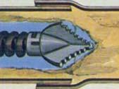 1/4 Shark Tooth Cutter (3 ) 72350 6 8 1.