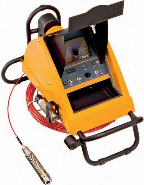 INSPECTION S CAMERASC O CAMERAS SuperCam Mobile/PDM Inspection camera with battery and mains operation for pipes from Ø 50 up to 150 mm Application Area Camera system for cost-effective inspection