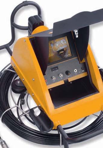 INSPECTION INSPECTION CAMERAS SuperCam Mobile Plus Inspection camera with battery and mains operation for pipes from Ø 50 up to 300 mm Application Area Camera system for inspection and damage